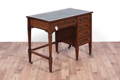 Lot 73 - An Edwardian inlaid mahogany ladies writing desk