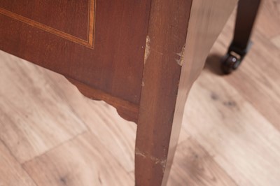 Lot 73 - An Edwardian inlaid mahogany ladies writing desk