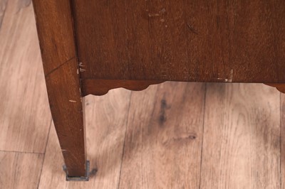 Lot 73 - An Edwardian inlaid mahogany ladies writing desk