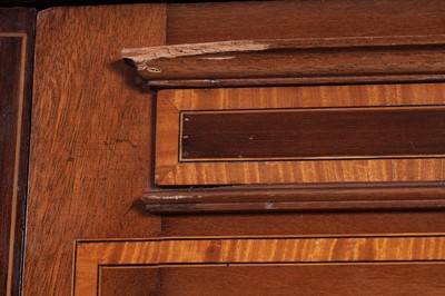 Lot 88 - An Edwardian wardrobe; and a Victorian bookcase