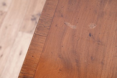 Lot 85 - A George III worktable and another