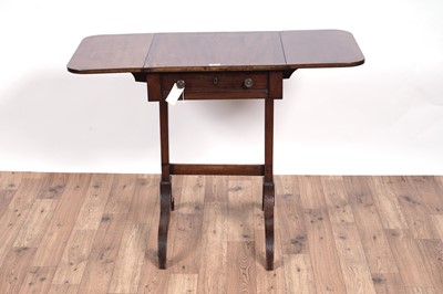 Lot 85 - A George III worktable and another