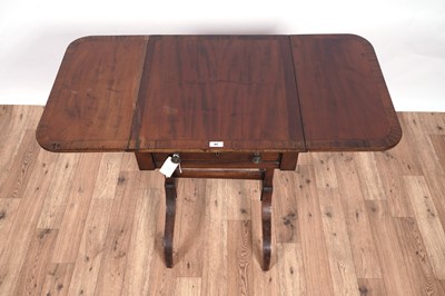 Lot 85 - A George III worktable and another