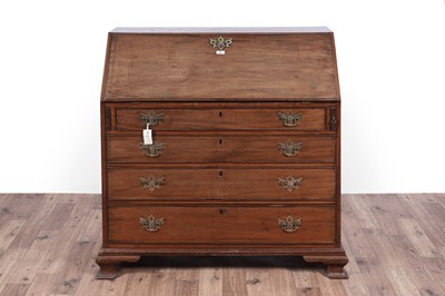Lot 67 - A George III mahogany bureau