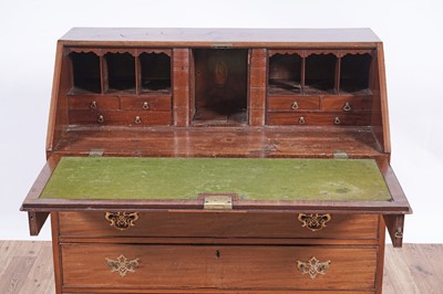 Lot 67 - A George III mahogany bureau