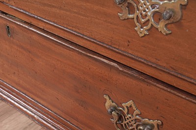 Lot 67 - A George III mahogany bureau