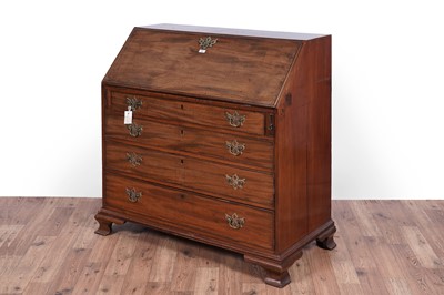 Lot 67 - A George III mahogany bureau