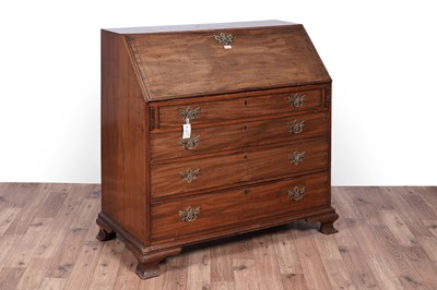 Lot 67 - A George III mahogany bureau