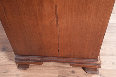 Lot 67 - A George III mahogany bureau