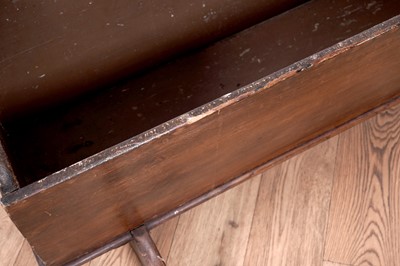 Lot 90 - Georgian style swing mirror; and a rocking cradle