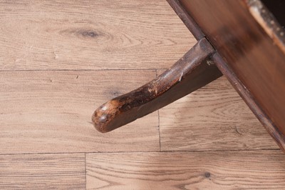 Lot 90 - Georgian style swing mirror; and a rocking cradle