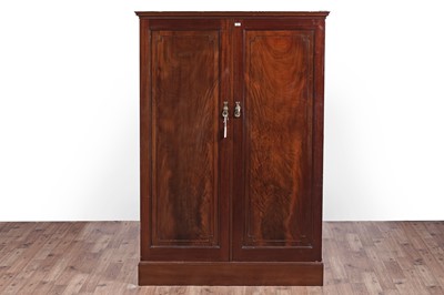 Lot 64 - Sopwith & Co, Newcastle-On-Tyne: an early 20th Century style mahogany wardrobe