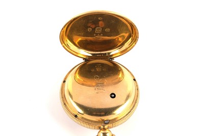 Lot 553 - Murray & Strachan, Royal Exchange, London: an 18ct yellow gold cased open faced pocket watch