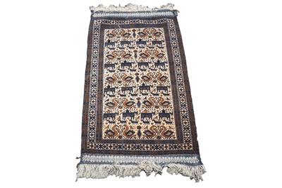 Lot 166 - A Baluchi rug