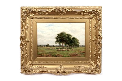 Lot 1150 - Joseph Dixon Clark - Landscape with Sheep | oil