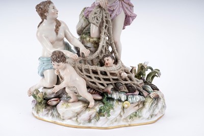 Lot 1005 - A Meissen group