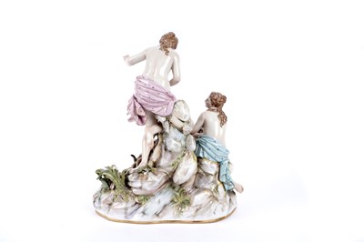 Lot 1005 - A Meissen group