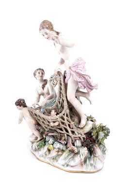 Lot 1005 - A Meissen group