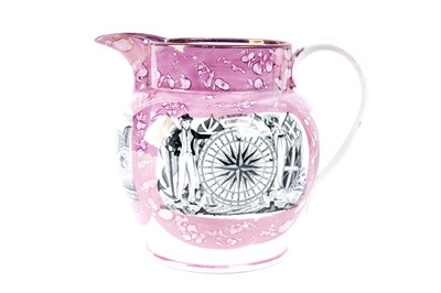 Lot 1001 - A Sunderland jug circa 1840