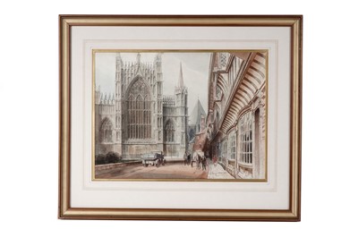 Lot 1582 - Byron Eric Dawson - York Minster | watercolour