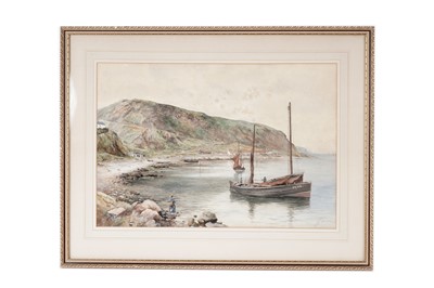 Lot 1617 - Frederick Dove Ogilvie - Burnmouth Harbour | watercolour