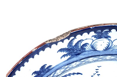 Lot 1004 - A Dutch Delft charger