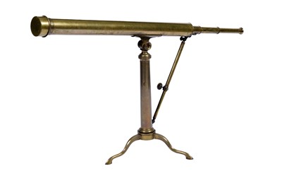 Lot 1378 - A Victorian brass tabletop celestial telescope