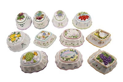 Lot 342A - Eleven Franklin Mint 'Le Cordon Bleu' jelly moulds