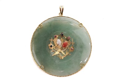 Lot 815 - A jade pendant