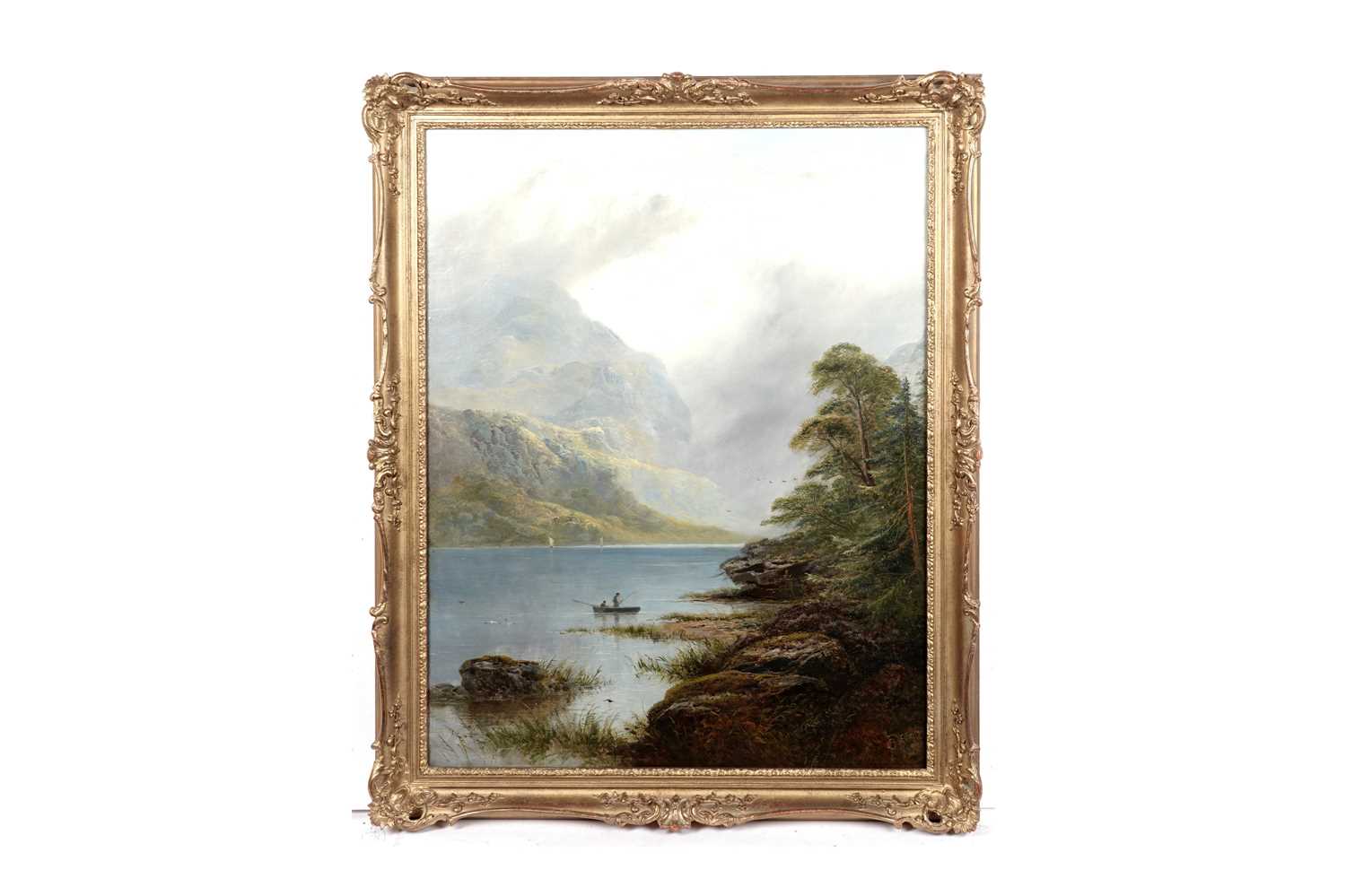 Lot 1152 - George Blackie Sticks - Loch Hourn, West Highlands | oil