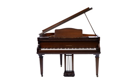 Lot 1410 - Hoffmann: a 20th Century mahogany baby grand piano