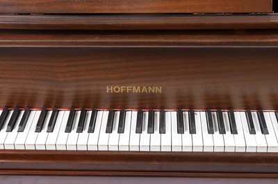 Lot 1410 - Hoffmann: a 20th Century mahogany baby grand piano