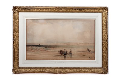 Lot 1069 - Thomas Miles Richardson Snr - Bamburgh Castle Looking South | watercolour