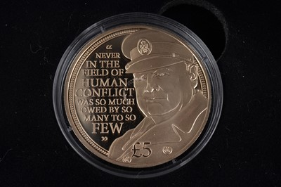 Lot 1207 - A Sir Winston Churchill Jersey £5 gold proof coin