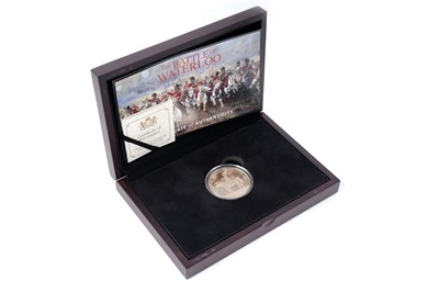 Lot 1209 - A Battle of Waterloo Jersey £5 gold proof coin