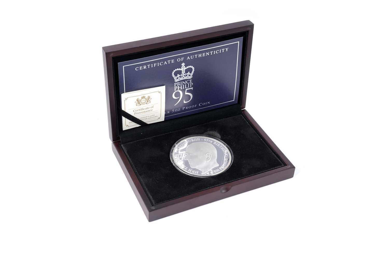 Lot 1286 - A Guernsey Prince Philip 95th Birthday £10 silver proof coin