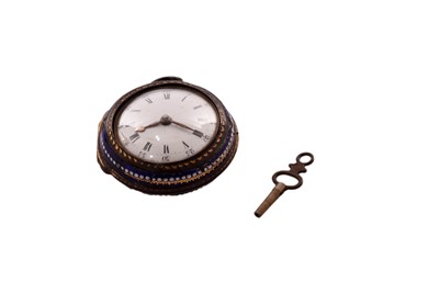 Lot 323 - An 18th century gilt-metal pocket watch