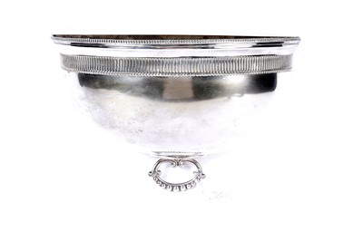 Lot 974 - A converted silver plated wall pocket