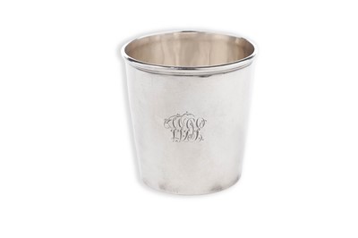 Lot 74 - A George III silver North Country beaker