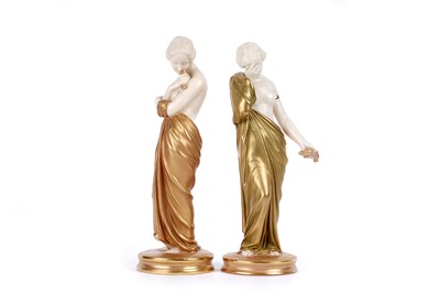 Lot 1098 - A pair of Royal Worcester figures