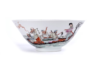 Lot 831 - A Chinese famille rose bowl