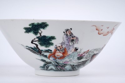 Lot 831 - A Chinese famille rose bowl