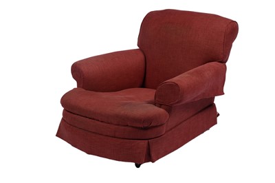 Lot 1487 - Howard & Sons, London: a Harley pattern easy armchair; and one other