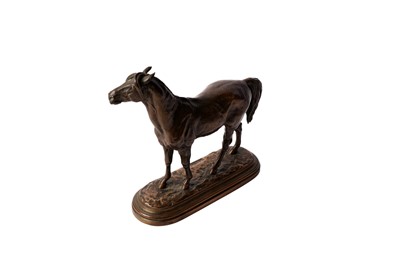 Lot 1380 - After Isidore Jules Bonheur - A Standing Horse | patinated bronze