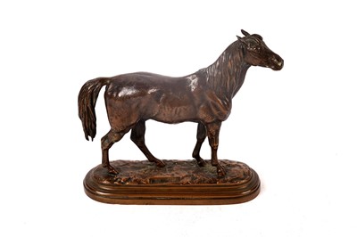 Lot 1380 - After Isidore Jules Bonheur - A Standing Horse | patinated bronze