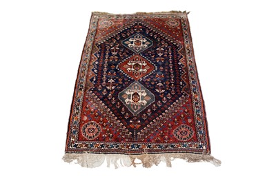 Lot 1224 - A Persian hand-made Qashqai rug