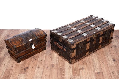 Lot 102 - Two 20th Century trunks