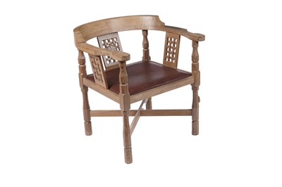 Lot 1462 - Robert ‘Mouseman’ Thompson of Kilburn: an oaks monks chair