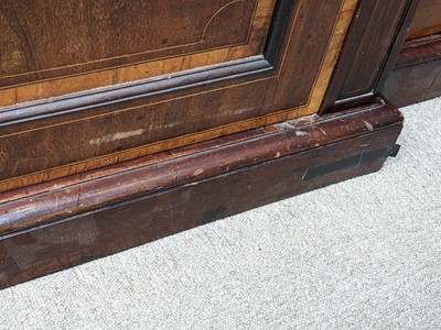 Lot 1266 - A large and impressive 19th Century mahogany breakfront bookcase