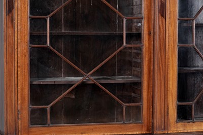 Lot 1266 - A large and impressive 19th Century mahogany breakfront bookcase